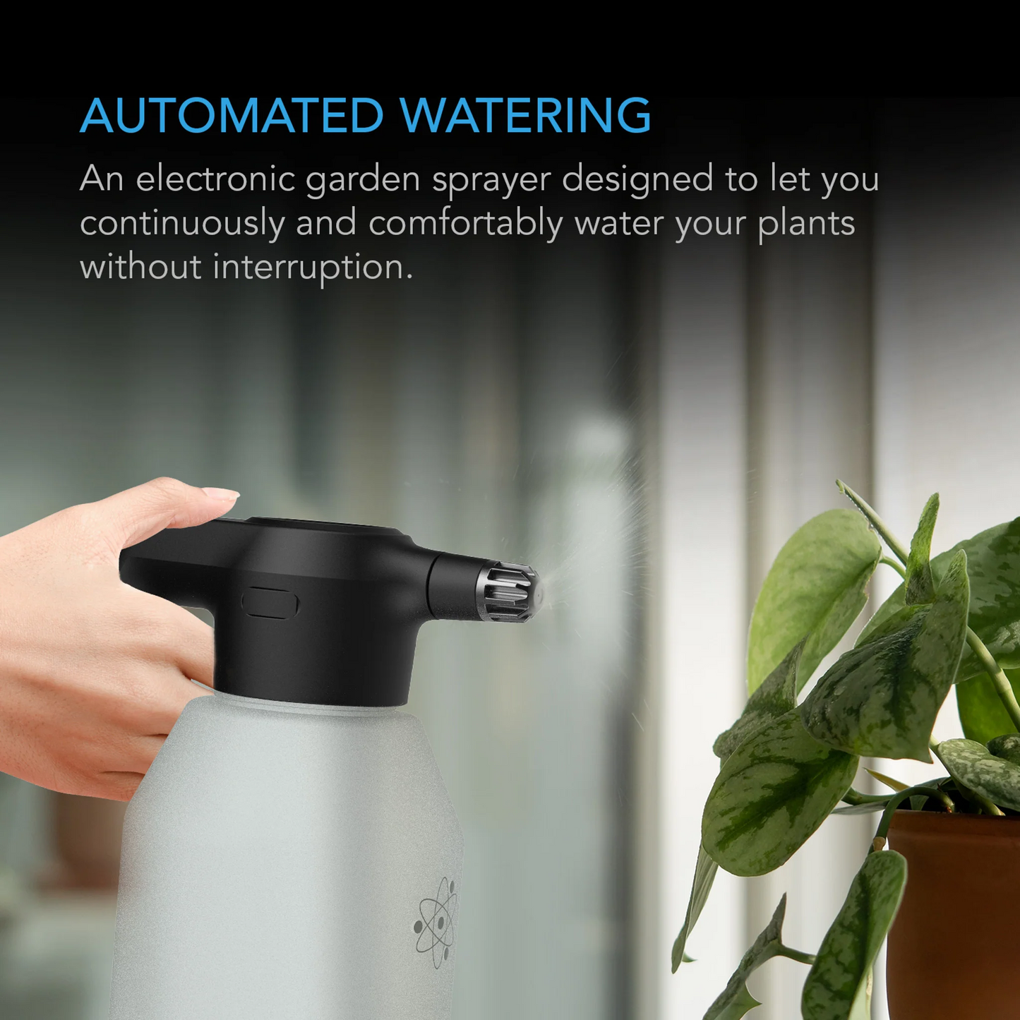 Automatic Water Sprayer, 2-Litre Electric Mister - Frost
