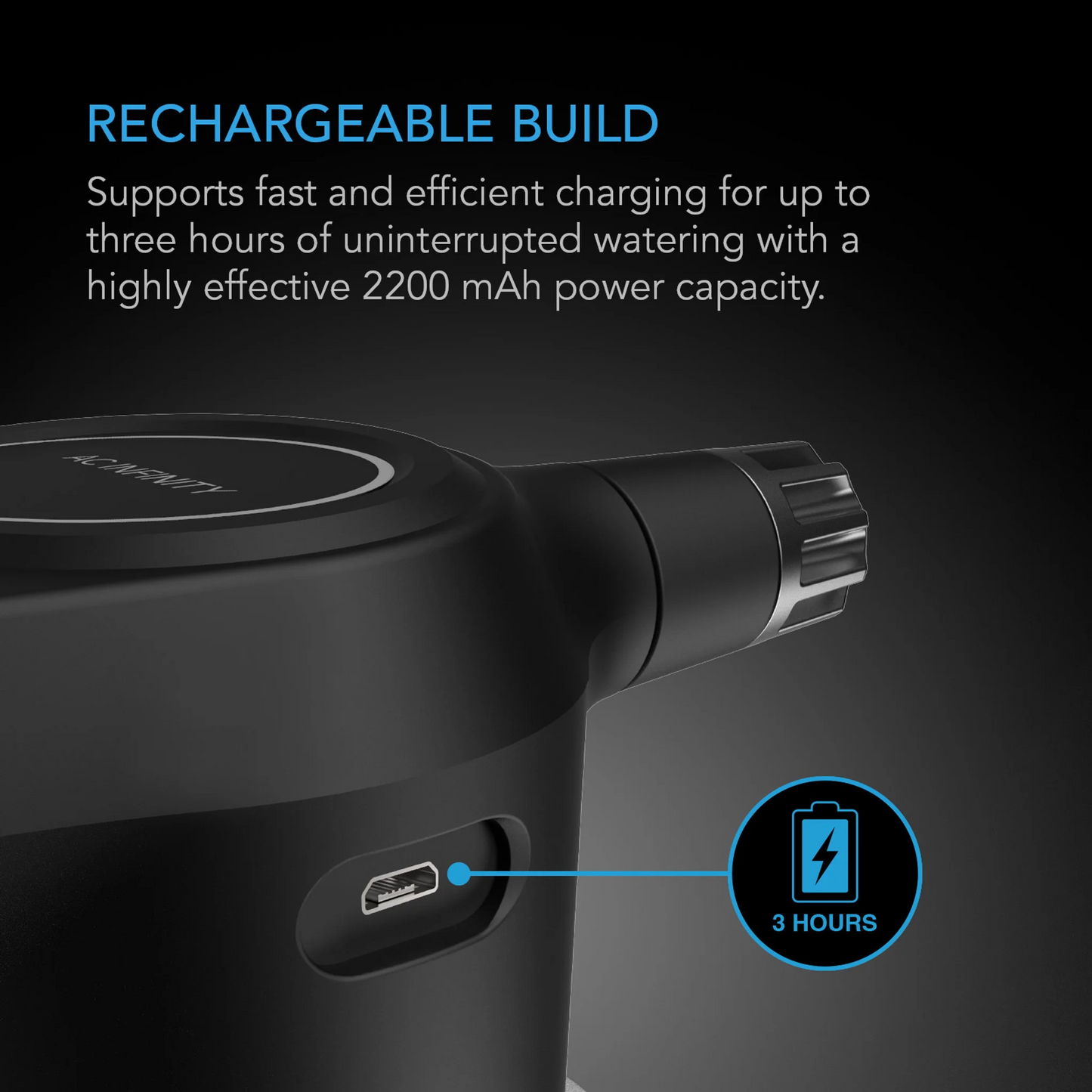 Automatic Water Sprayer, 2-Litre Electric Mister - Frost