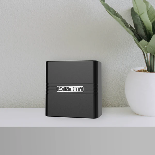 Cloudcom A1, Mini Smart Thermo-Hygrometer with Data App, 12 ft sensor probe